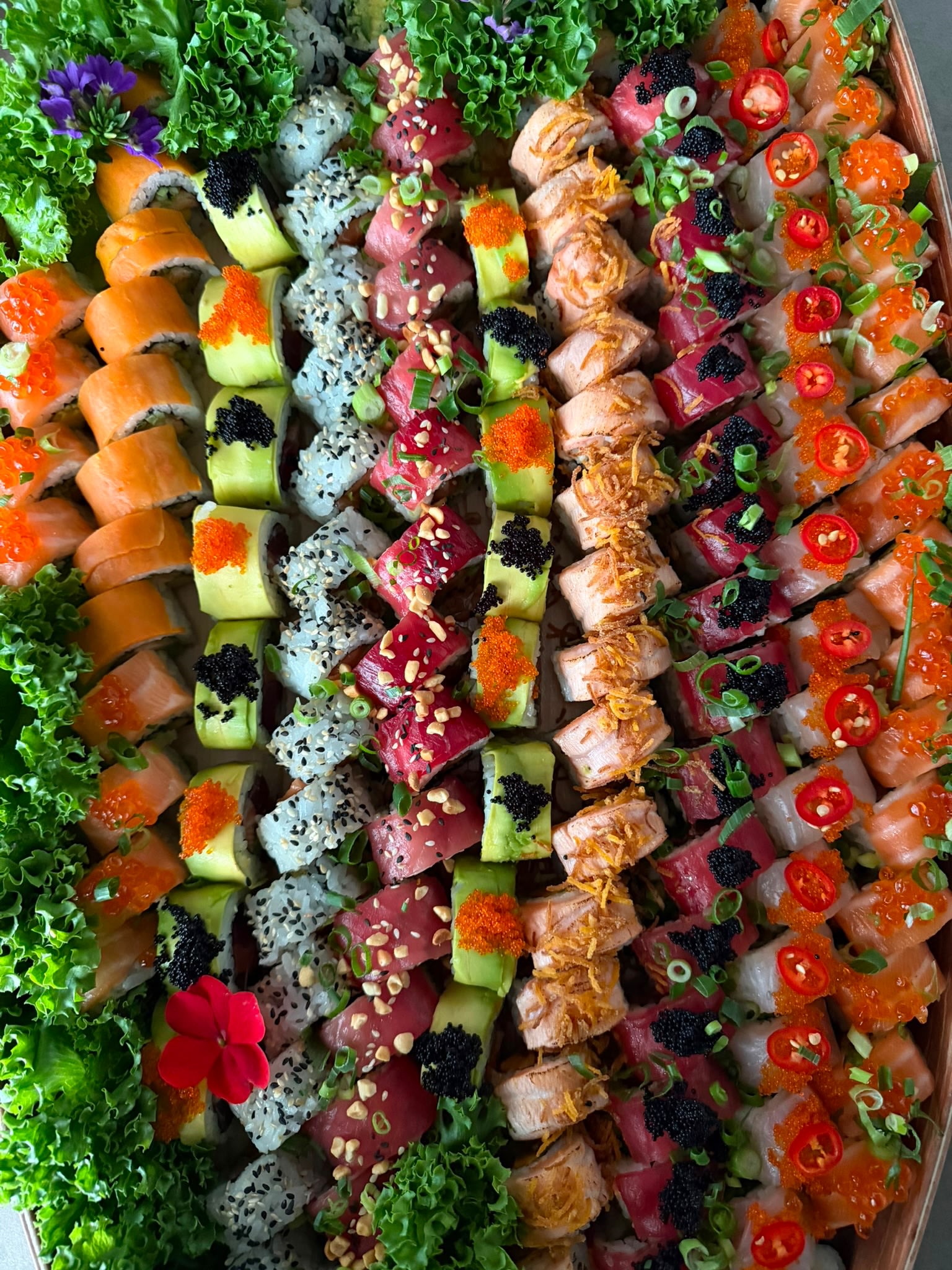 Sushi cuisine at Tau 77, Tel Aviv