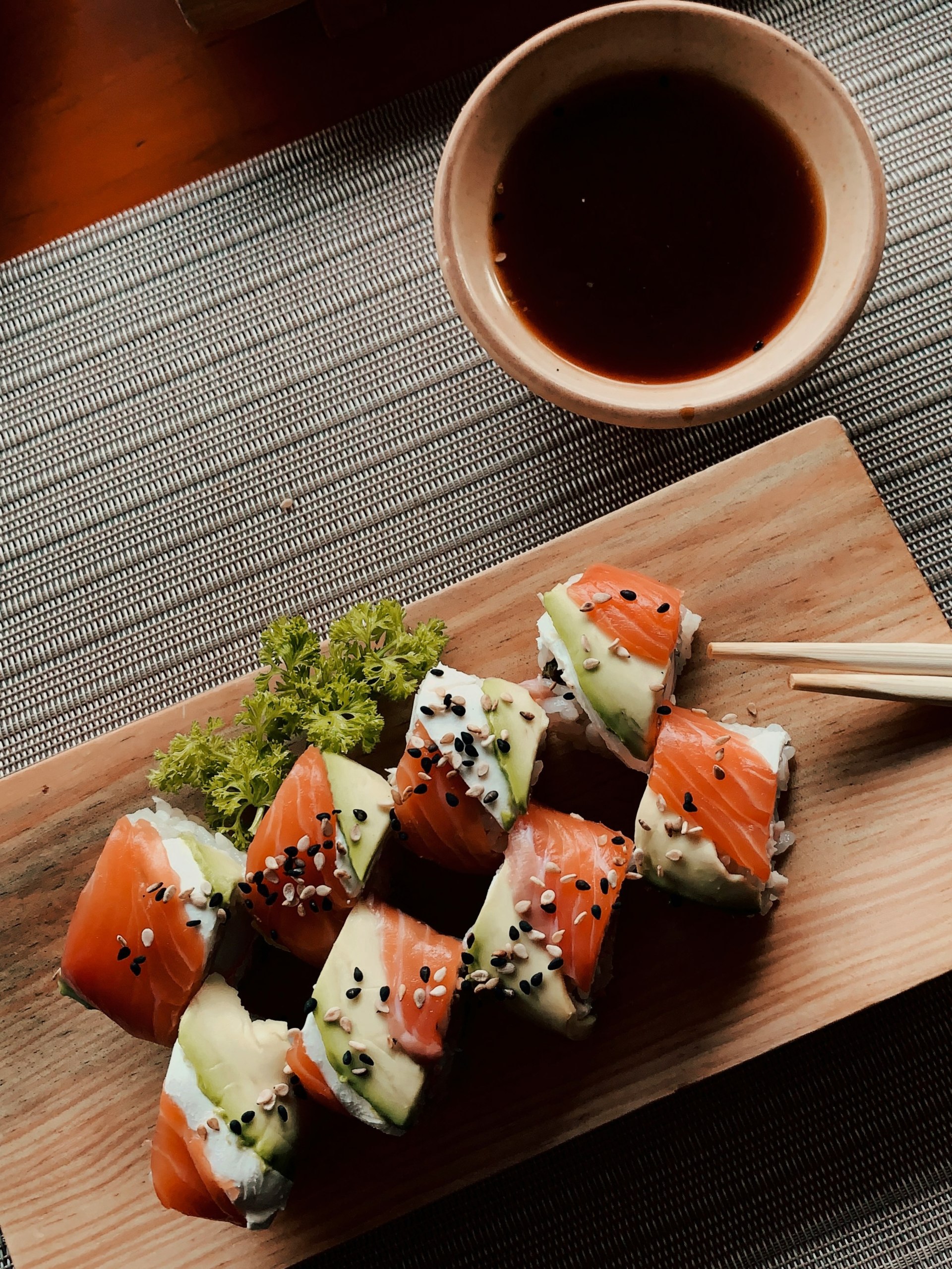 Sushi cuisine at Tau 77, Tel Aviv