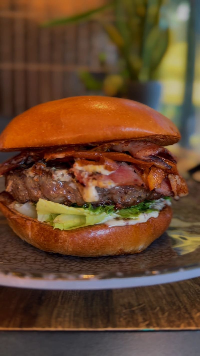 Burger at JK Burger, Nahariya