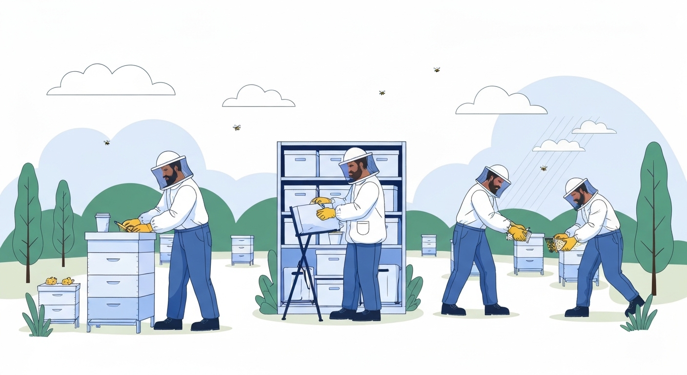 Infographie des différents types de couverture d'assurance apiculteurs