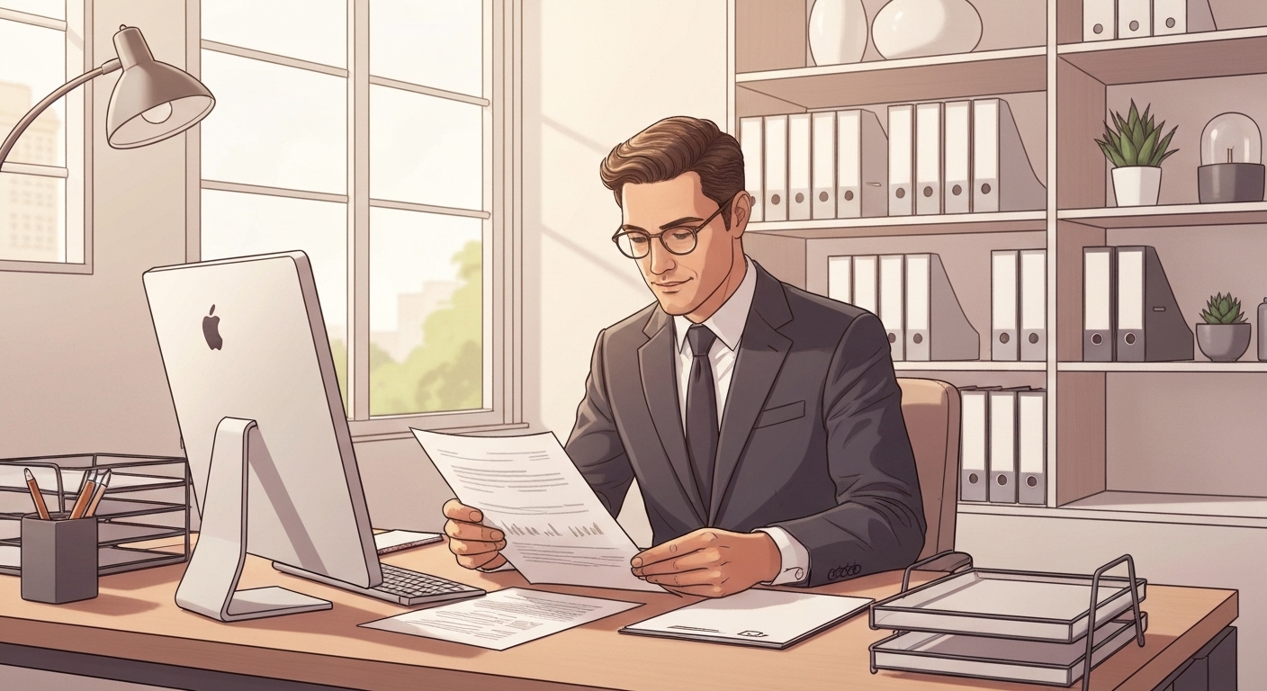 Expert en assurance analysant les garanties auto