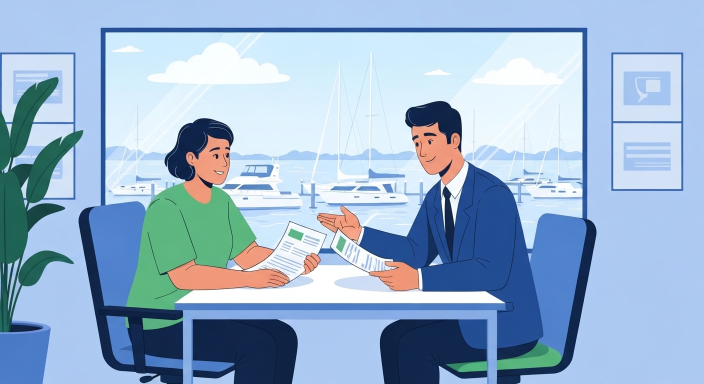 Tableau de bord des garanties d'assurance bateau