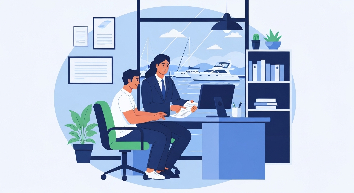 Chronologie du processus de souscription d'assurance bateau