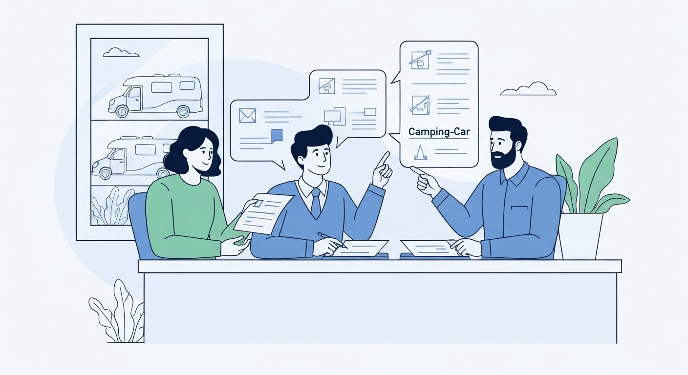 Guide visuel des critères de choix d'assurance camping-car