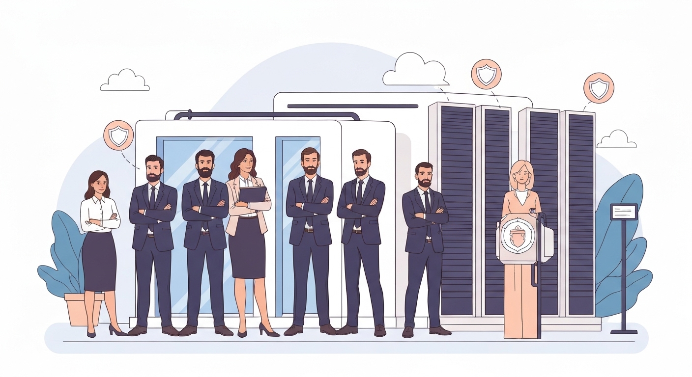 Entreprise française bénéficiant d'une protection complète de son data center