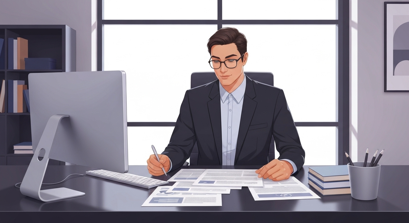 Entrepreneur choisissant son assurance pour espace de coworking