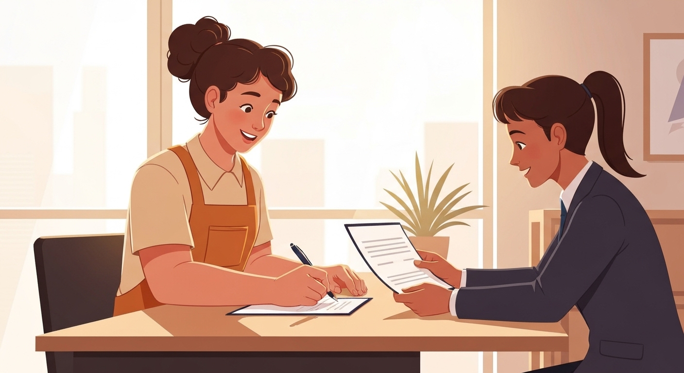 Artisan auto-entrepreneur souscrivant sa première assurance décennale