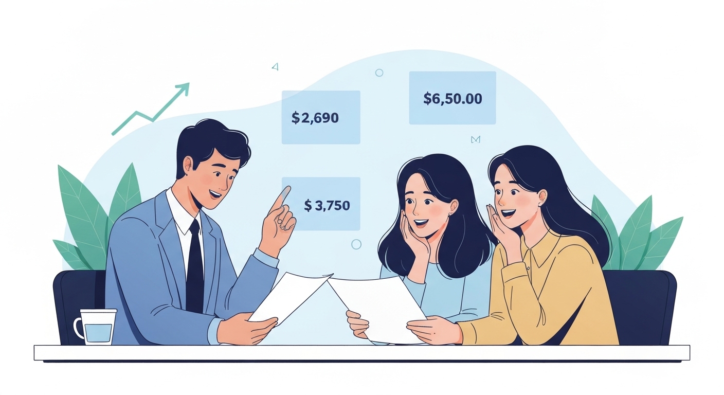 Infographie des économies réalisables avec la délégation d'assurance emprunteur sur 20 ans