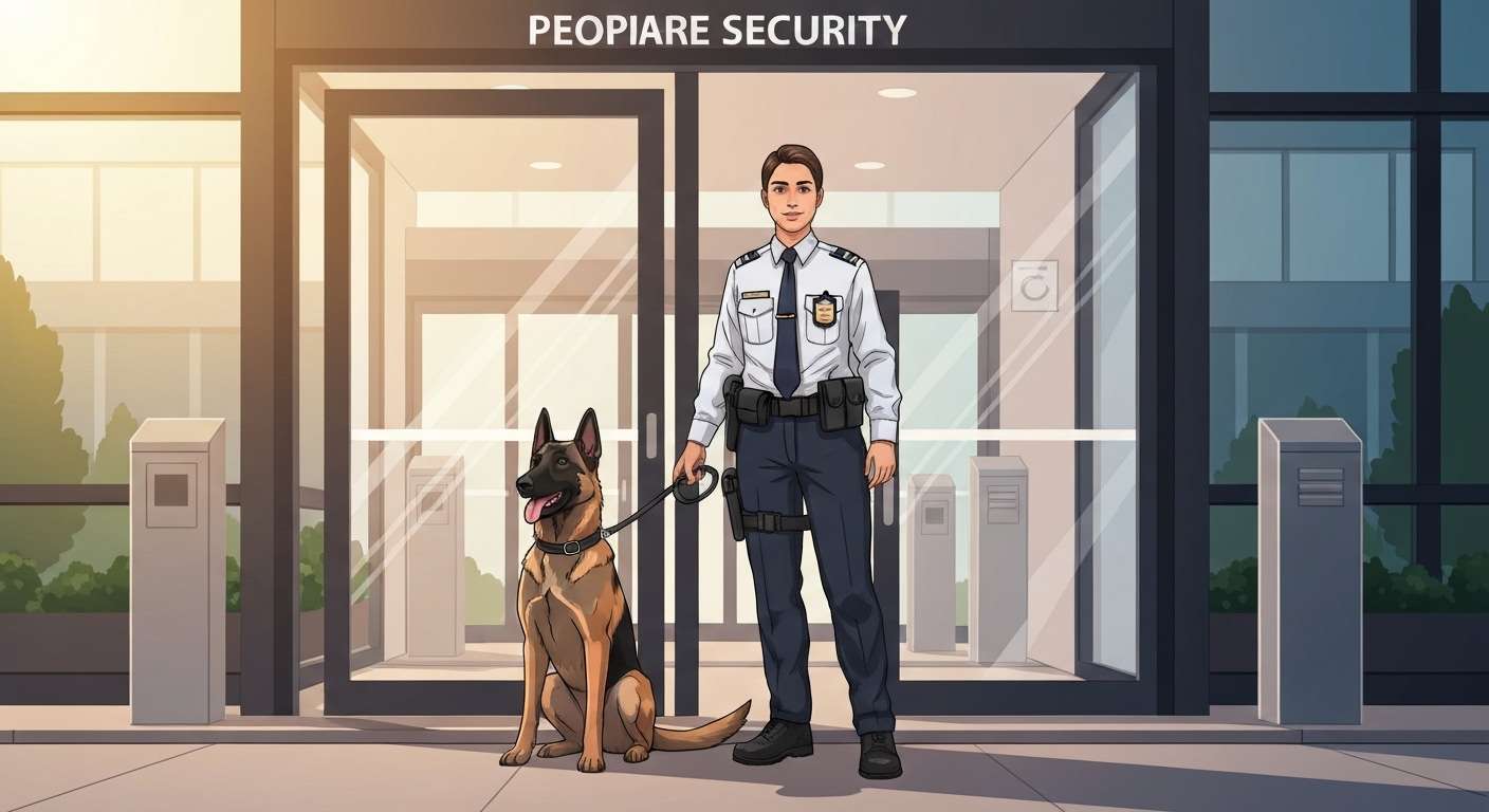 Agent de sécurité cynophile avec chien de garde - Activité à risque nécessitant garanties spécifiques