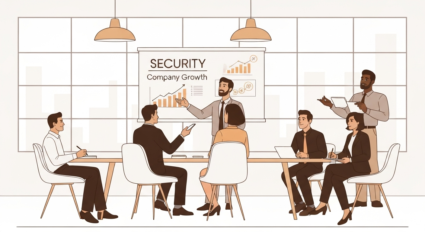 Graphique d'évolution des sinistres dans le secteur de la sécurité privée