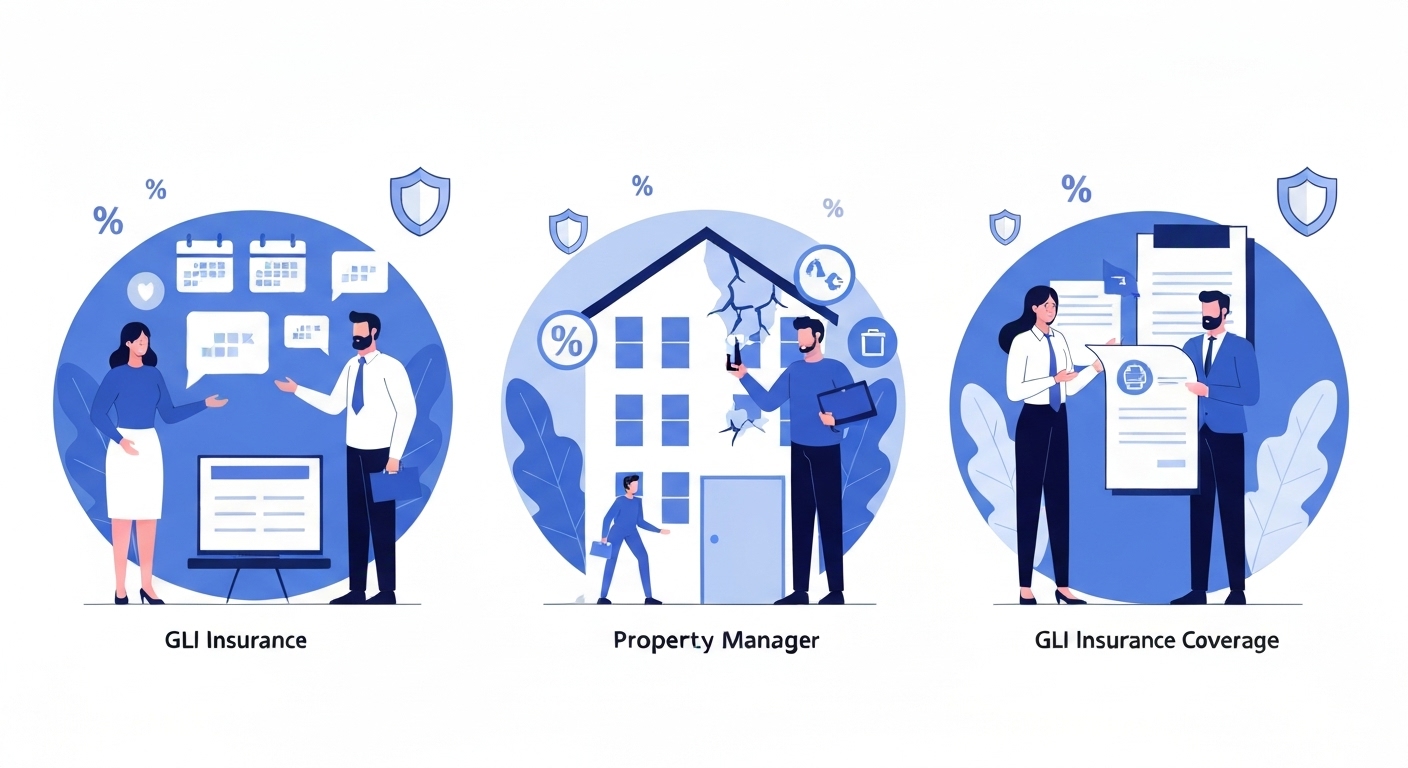 Infographie : Les 3 types de garanties couvertes par la GLI