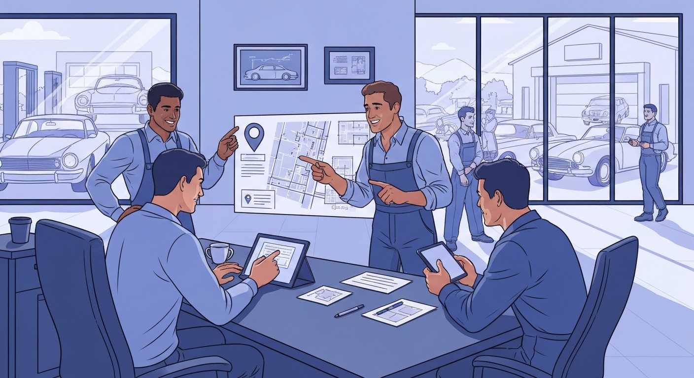 Infographie des facteurs influençant le prix de l'assurance garage automobile