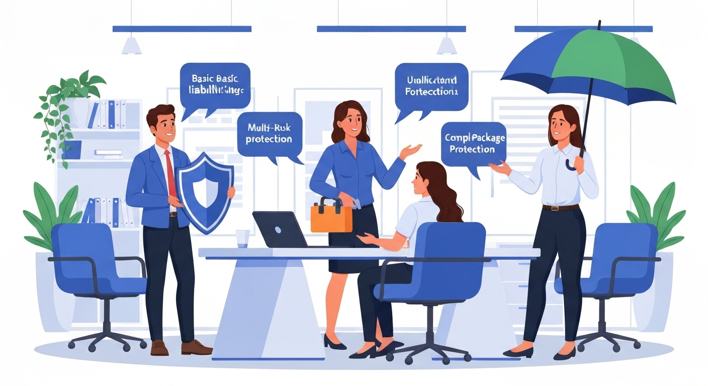 Tableau comparatif RC Pro vs Multirisque vs Package complet