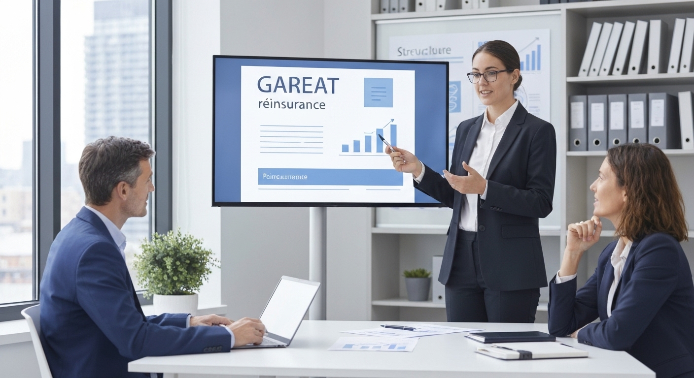 Conseiller France Épargne expliquant GAREAT et système de réassurance