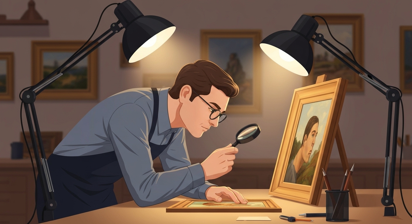 Processus d'authentification d'une œuvre d'art