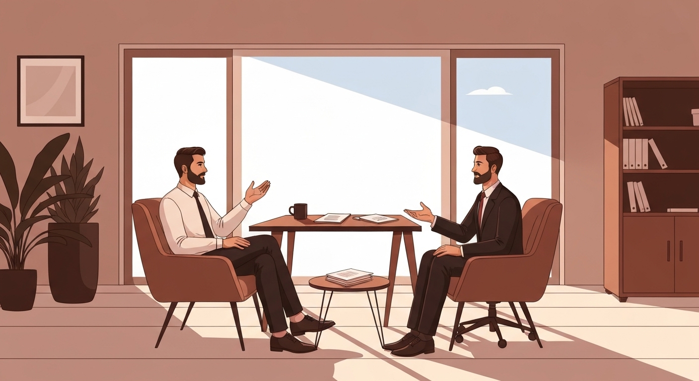 Entrepreneur français bénéficiant d'un accompagnement patrimonial personnalisé