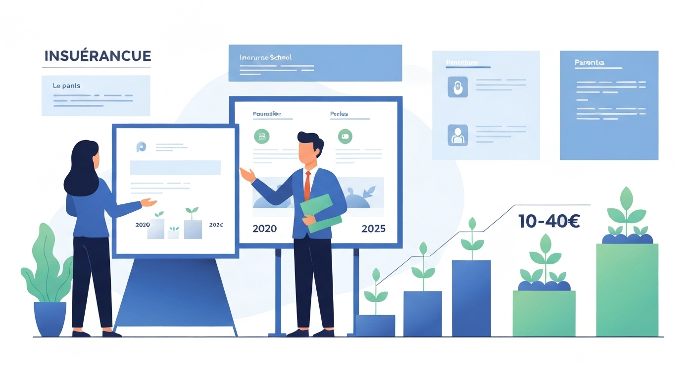 Évolution des tarifs d'assurance scolaire en France