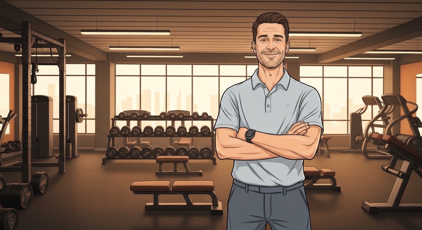 Gérant satisfait après souscription d'assurance complète