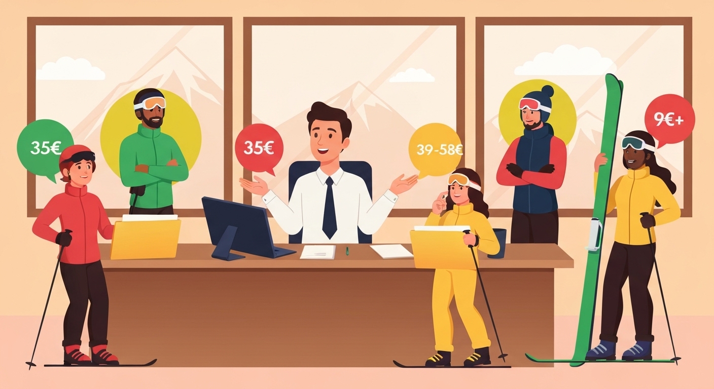 Tableau comparatif détaillé Carré Neige vs Carte Neige vs AXA