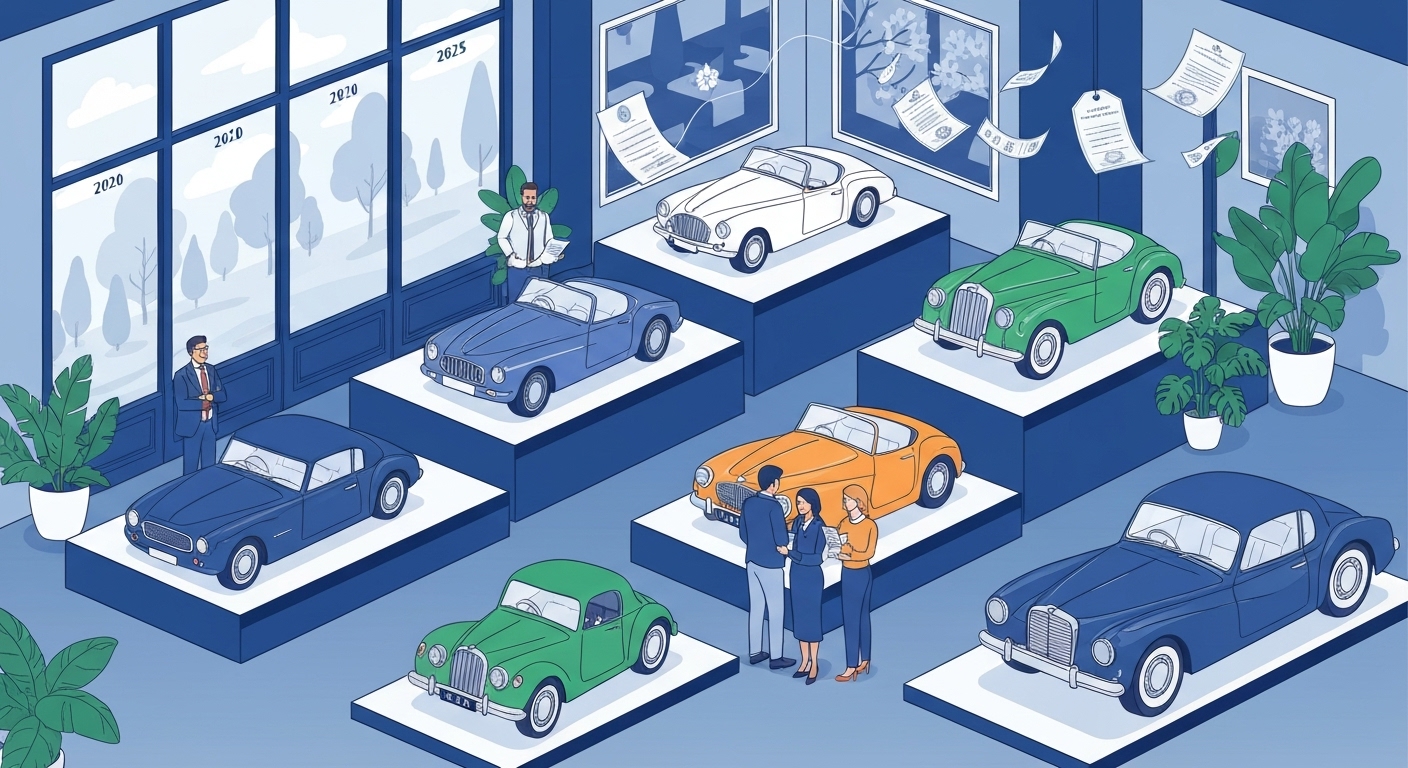 Évolution du marché des voitures de collection en France