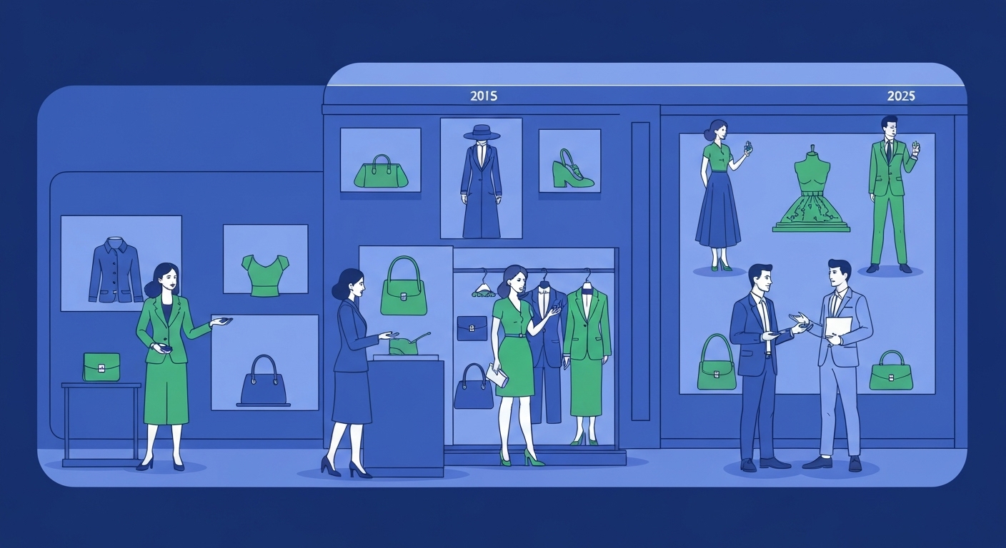 Chronologie de l'évolution du marché de l'assurance mode luxe