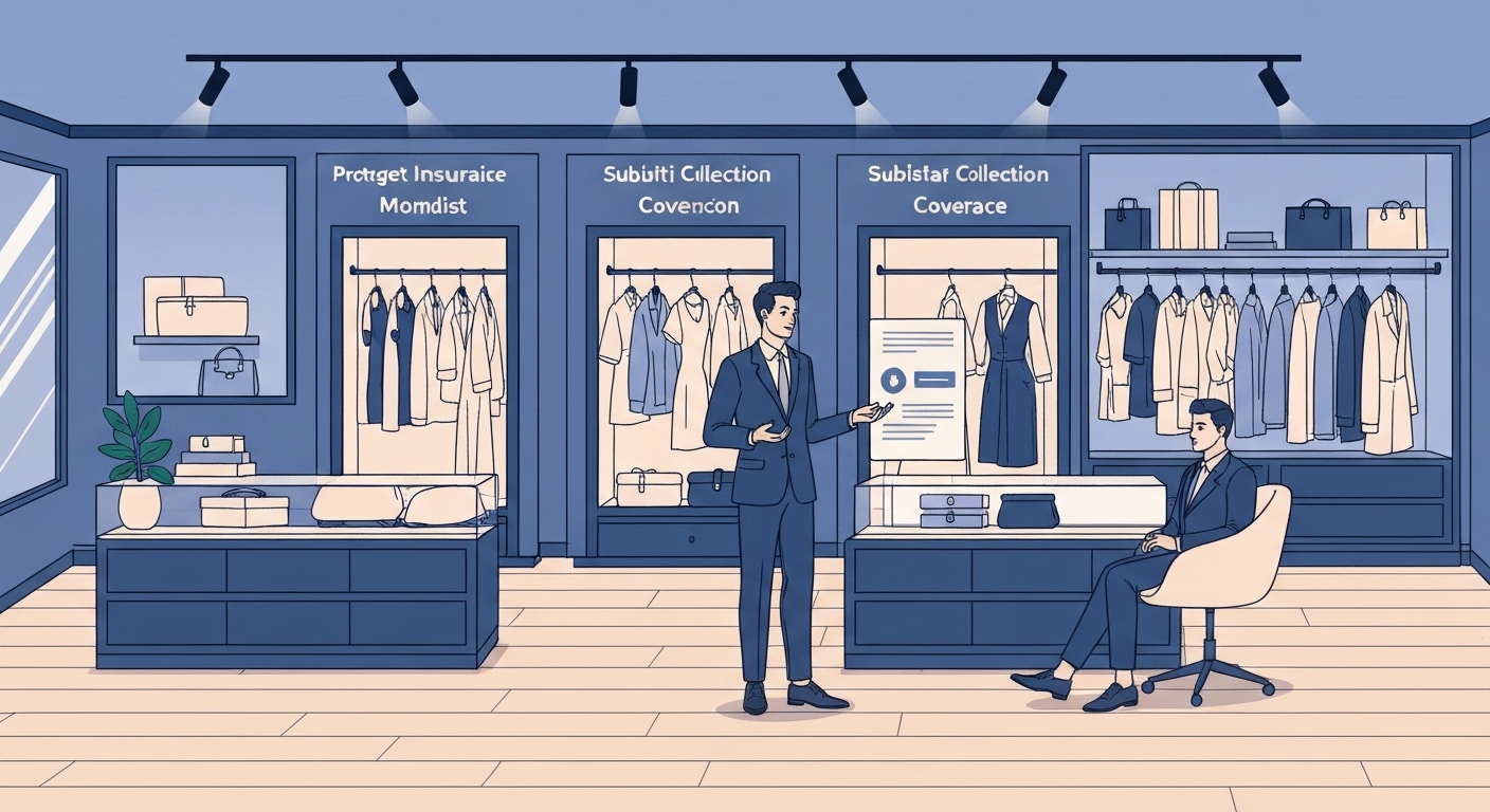 Tableau comparatif des niveaux de couverture assurance garde-robe luxe