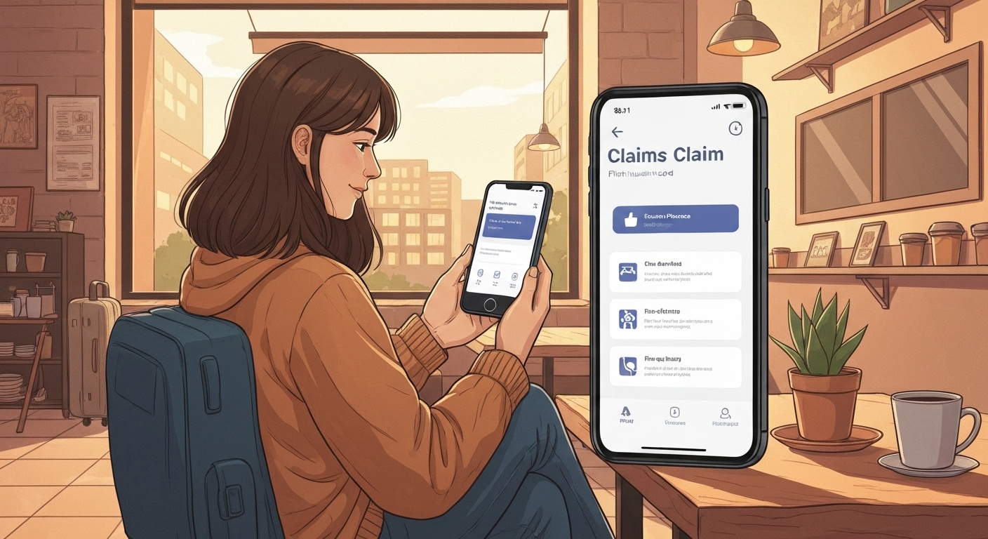 Illustration de la procédure de déclaration sinistre en PVT