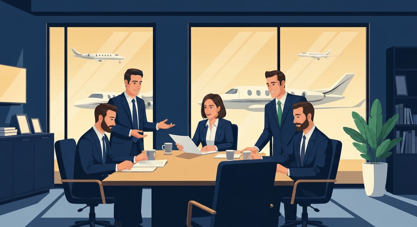 Tableau comparatif des principaux fournisseurs d'aviation fractionnée en Europe