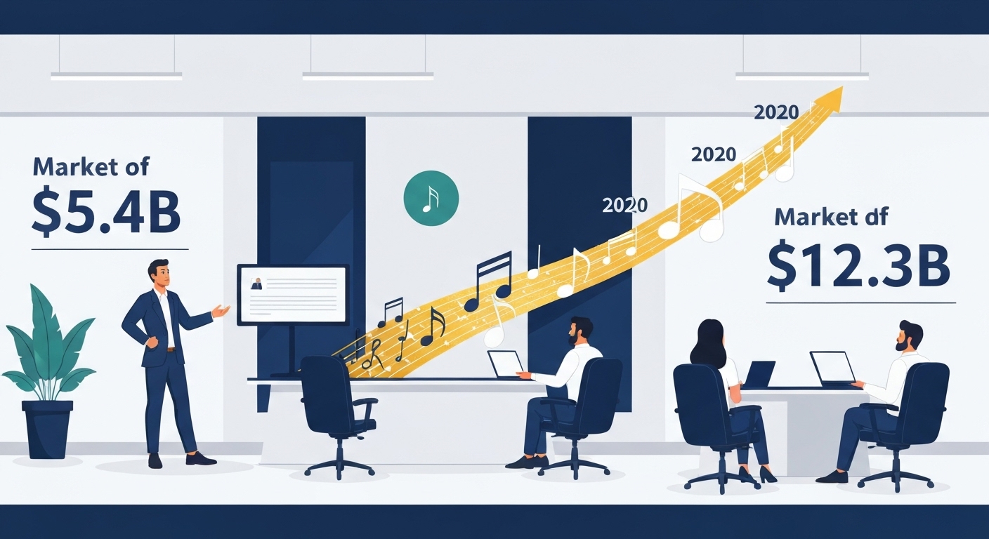 Revenus passifs générés par les droits musicaux via streaming