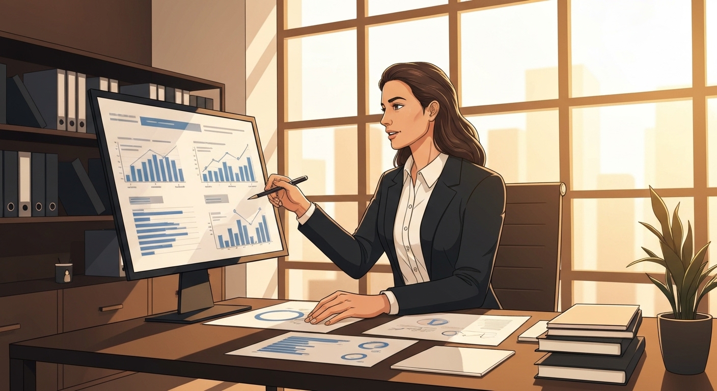 Professionnel comparant catalogues musicaux et investissements traditionnels