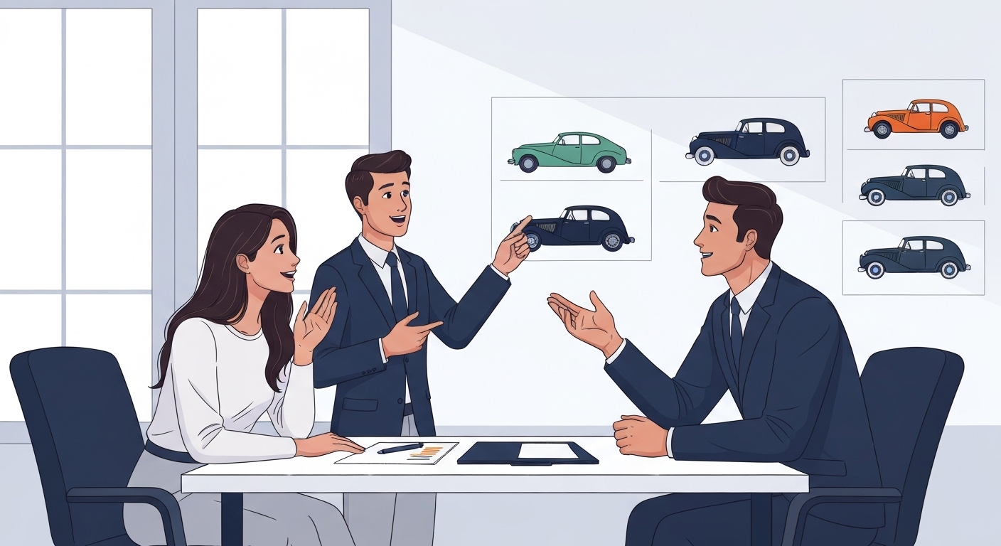 Graphique comparatif des rendements : fonds voitures classiques vs investissements traditionnels