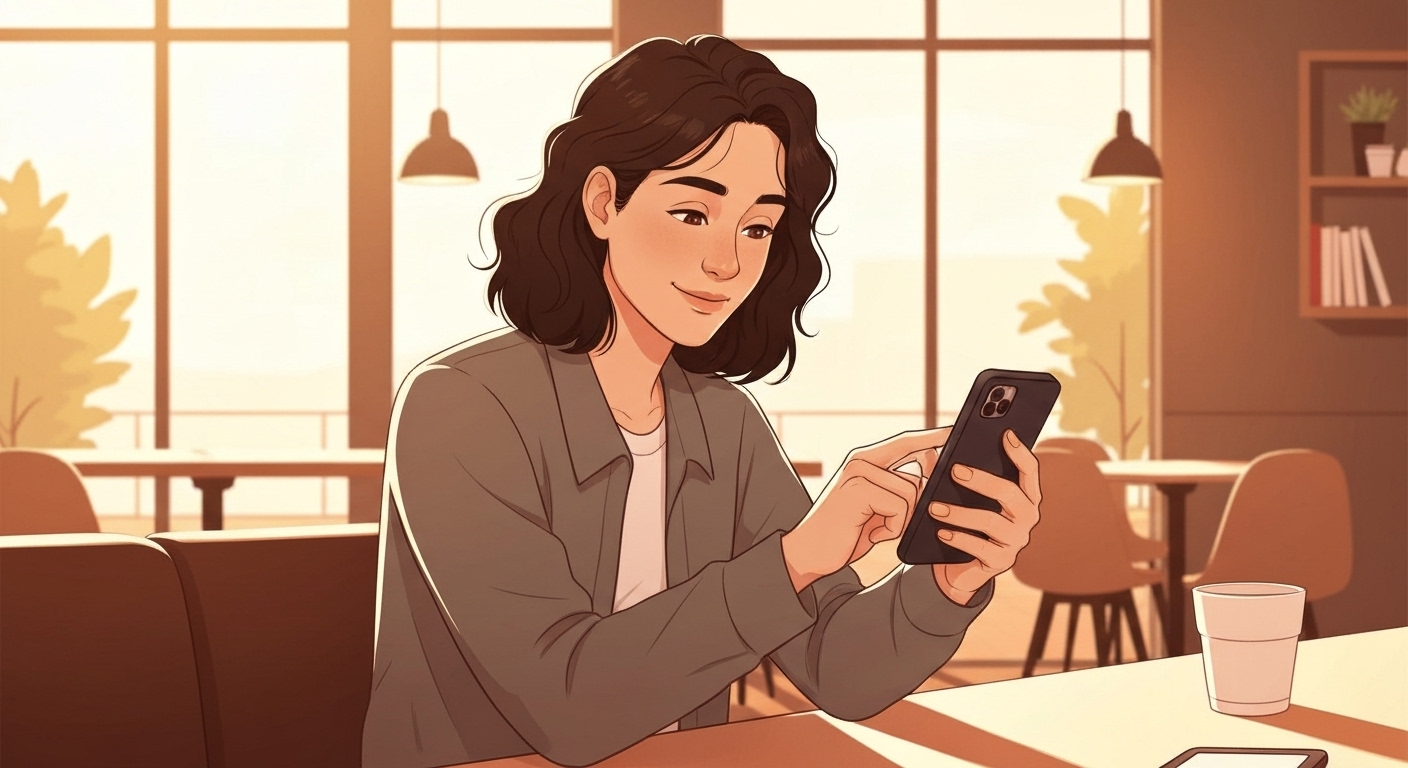 Jeune adulte ouvrant son premier Livret A