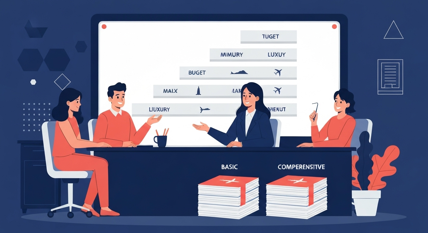 Comparaison des coûts d'assurance voyage selon le prix du séjour