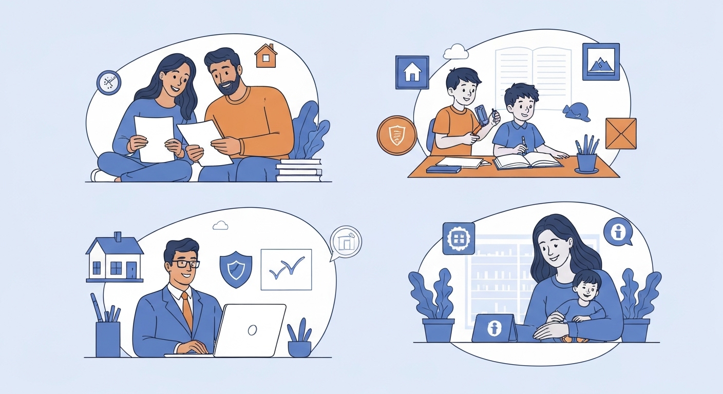 Stratégie combinée temporaire + vie entière