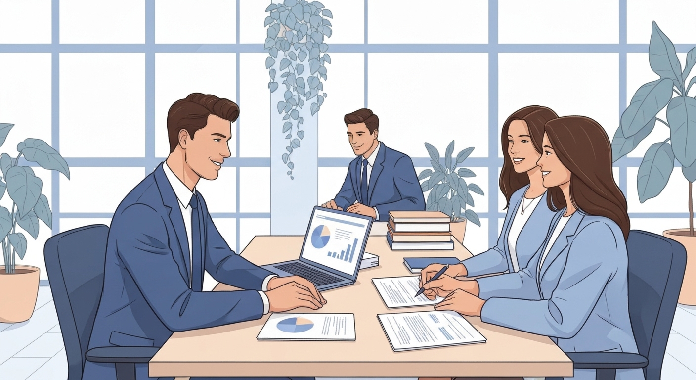 Conseiller France Épargne analysant