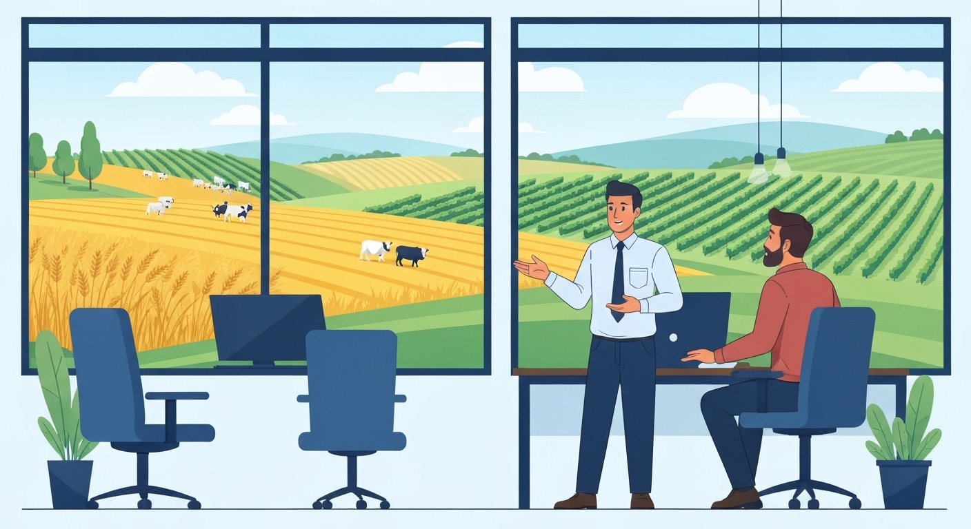 Comparaison visuelle des différents types d'exploitations agricoles