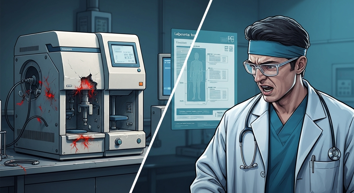 Risques laboratoire analyse médicale