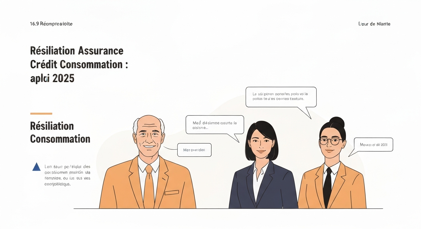 Résiliation Assurance Crédit Consommation : Mode d'Emploi 2025 - illustration principale