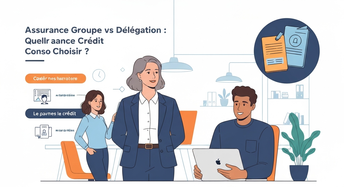 Assurance Groupe vs Délégation : Quelle Assurance Crédit Conso Choisir ? - illustration principale
