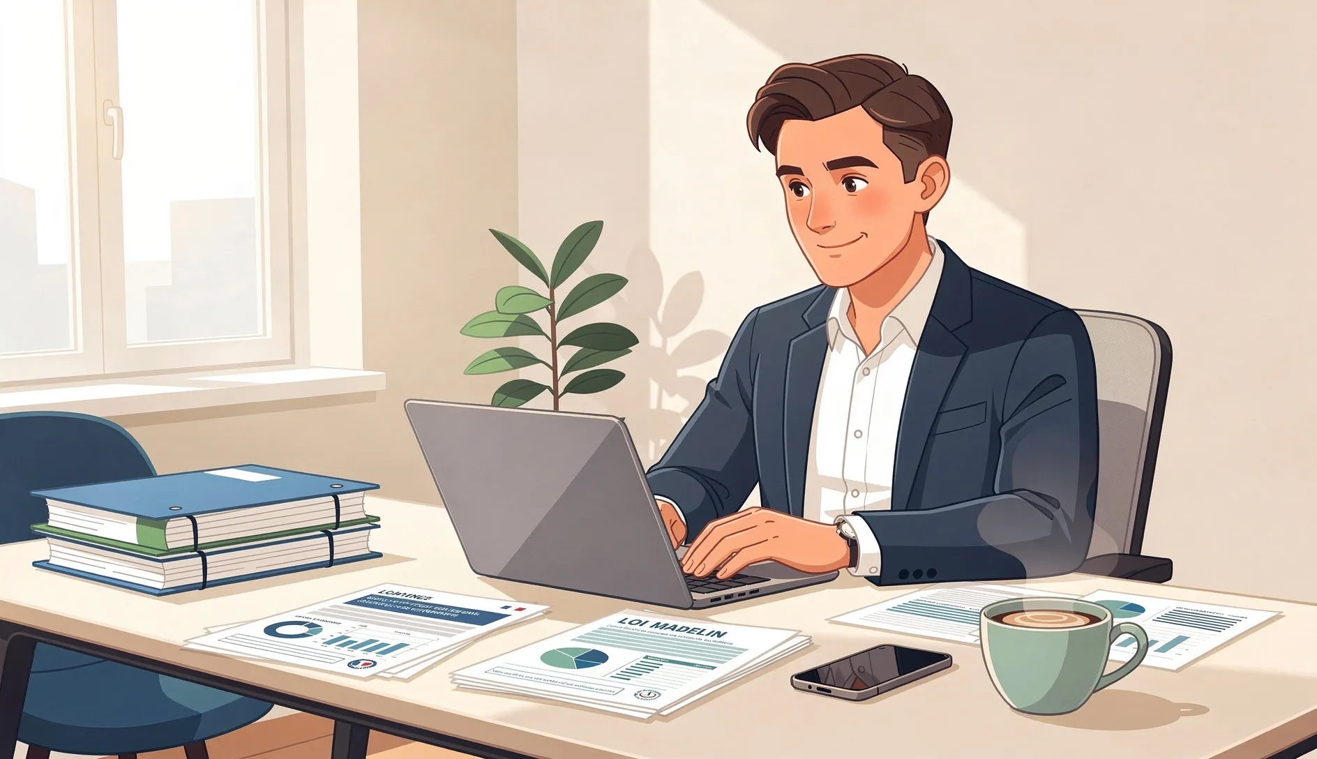 Travailleur indépendant français consultant ses options de mutuelle Madelin