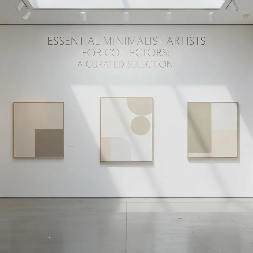 Essential Minimalist Artists for Collectors: A Curated Selection