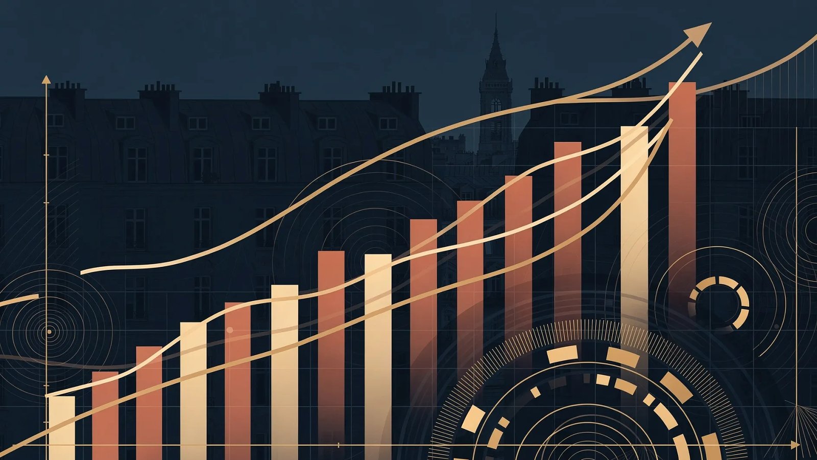 Visualisation de l'évolution du marché du crédit immobilier en France