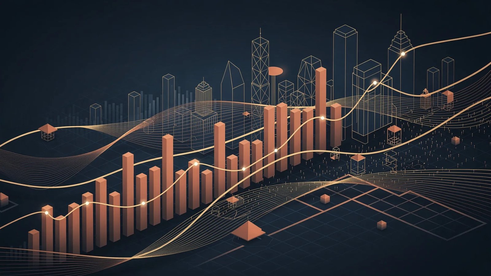 Illustration représentant l'évolution du marché immobilier neuf en France et les perspectives de la VEFA