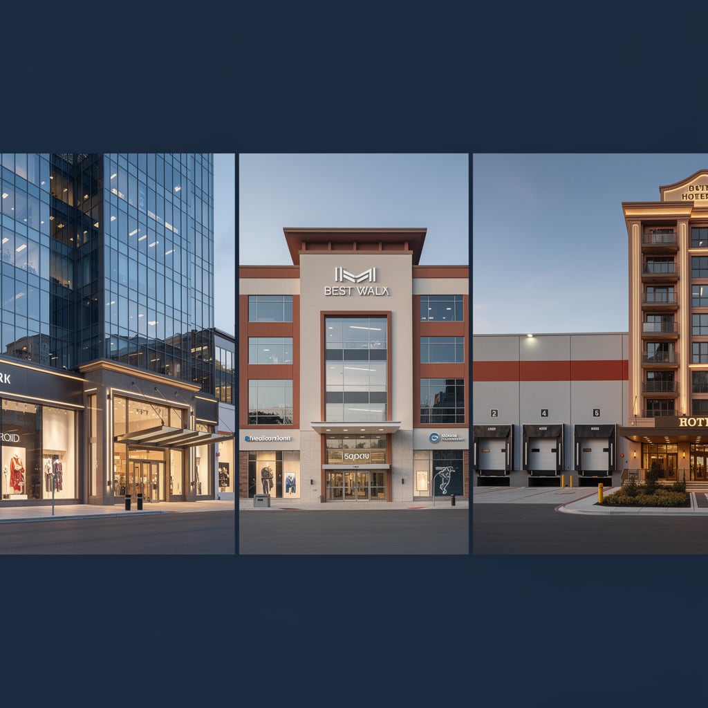 Les differentes categories de SCPI par secteur : bureaux, commerces, logistique, sante et diversifiees