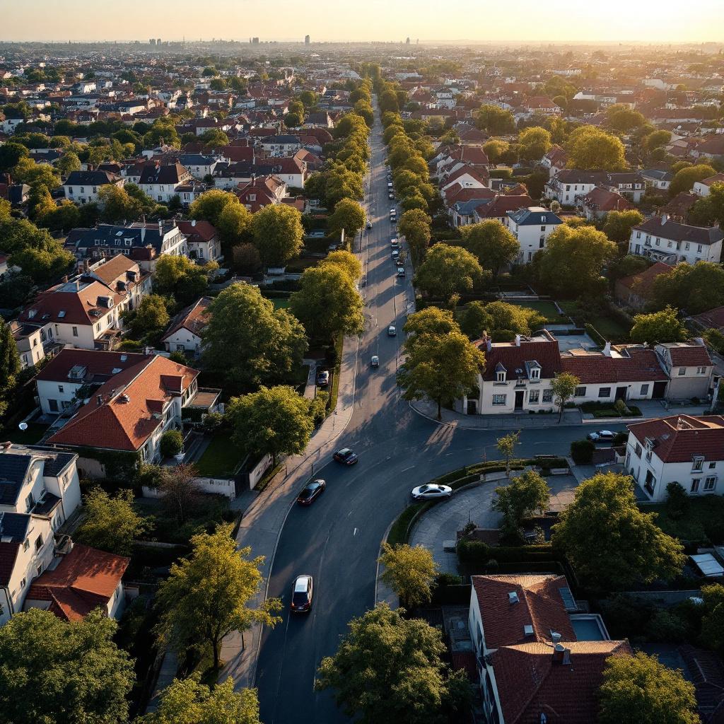 Vue d'ensemble de la conception architecturale d'un projet immobilier en France