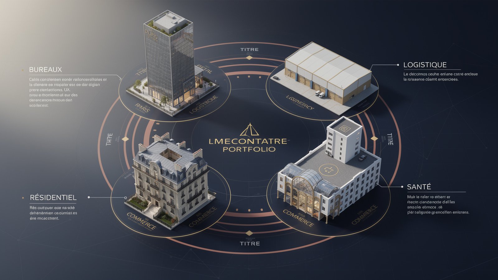 Schéma d'allocation stratégique des actifs immobiliers institutionnels en France pour 2026 : core, value-add et alternatifs