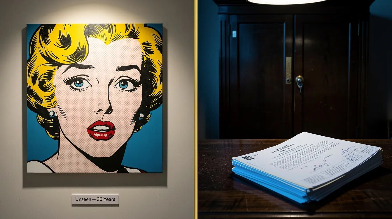 Unseen for 30 Years: The Lichtenstein Coming to Auction — And Why the Art Market's Biggest Problem Is Still Opacity