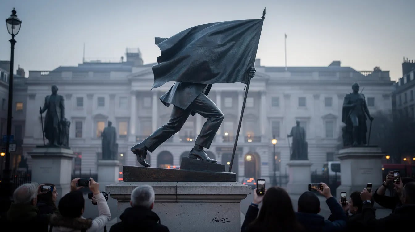 The Impact of Banksy's Latest Sculpture: A Moment in Time