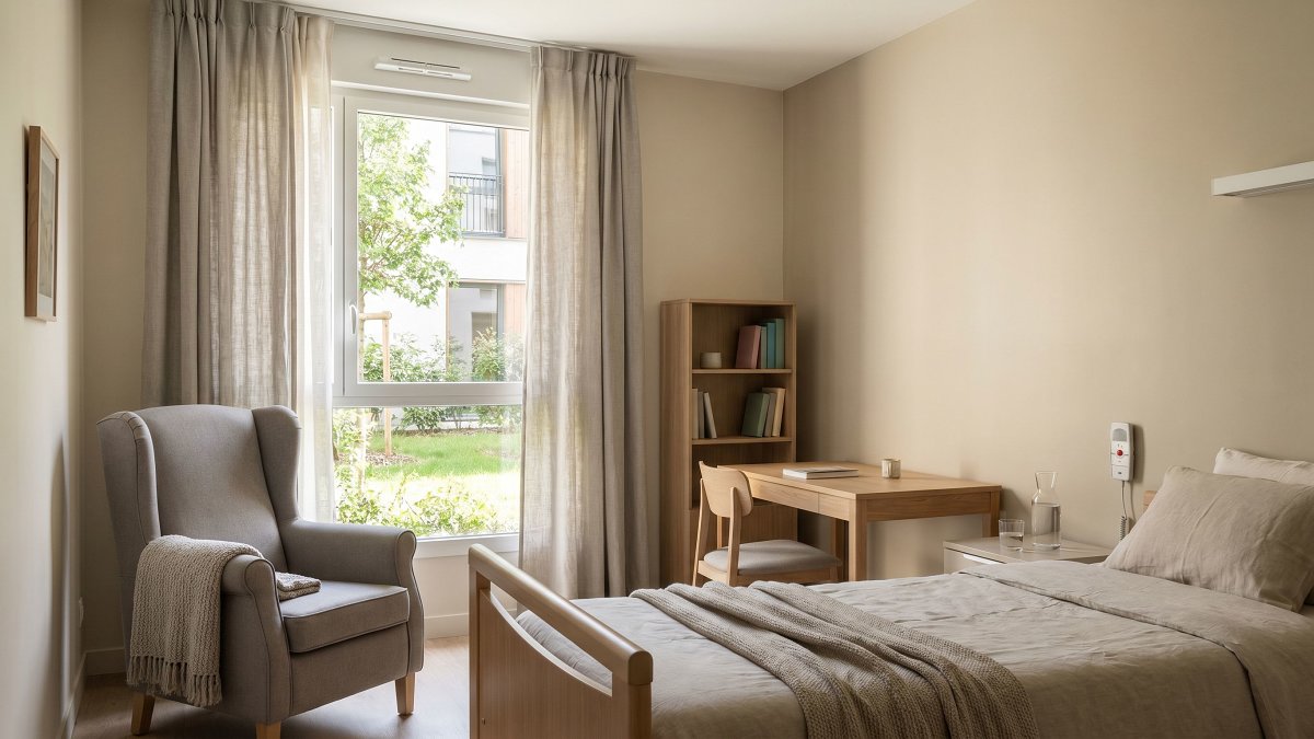 Chambre meublée d'un EHPAD, le lot réellement acquis par l'investisseur