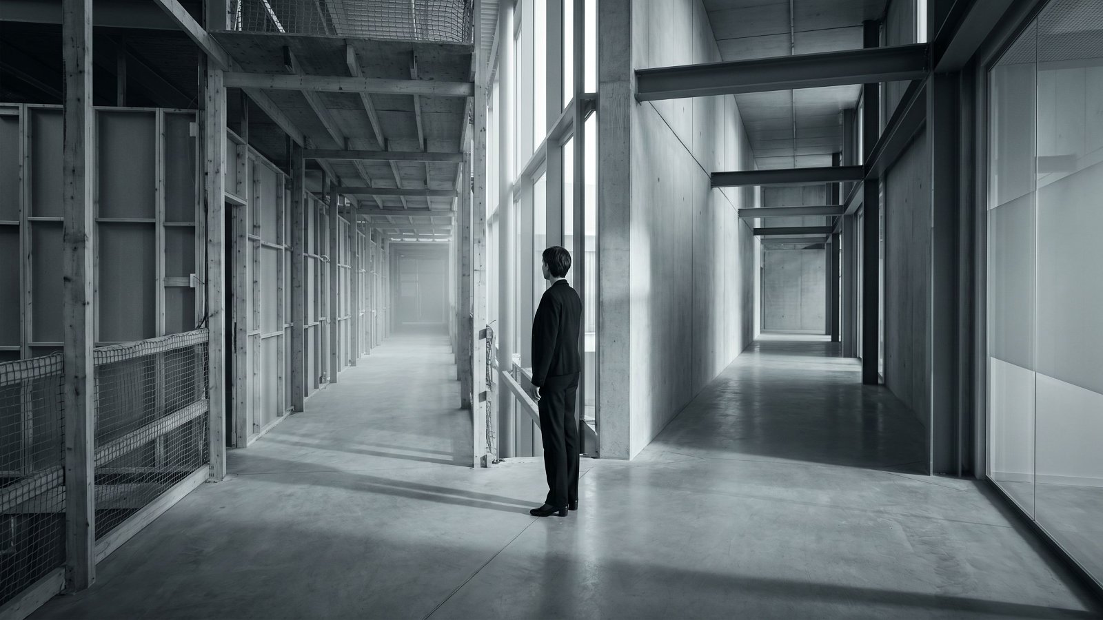 A founder choosing between a scaffolded path and a solid concrete path, the AI app build versus buy decision